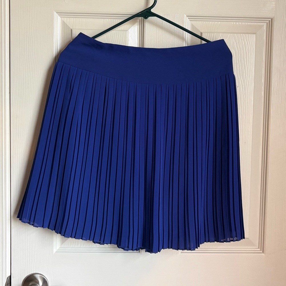 LOFT Pleated Purple Skirt